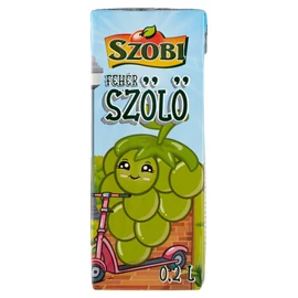 Szobi szűrt fehérszőlő ital cukorral és édesítőszerekkel 0,2 l