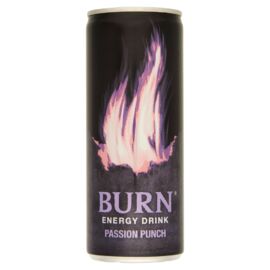 Burn Passion Punch szénsavas maracuja ízű energiaital koffeinnel 250 ml