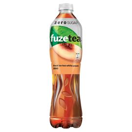 FUZETEA Zero energiamentes, szénsavmentes őszibarackízű üdítőital édesítőszerekkel 1,5 l