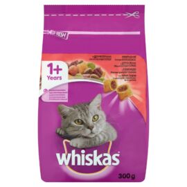 Whiskas száraz állateledel macskák számára marhahússal 300 g