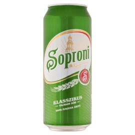 SOPRONI 0.5L DOBOZ 4,5% V/V,BRAUUNION