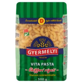 Gyermelyi Vita Pasta szarvacska durum száraztészta 500 g