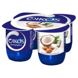 Danone Oikos Görög kókusz-mandulaízű élőflórás krémjoghurt 4 x 125 g