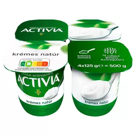 DANON ACTIVIA KREMES NATUR 4*125GR