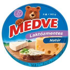 Medve laktózmentes, kenhető, zsírdús, ömlesztett sajt 8 db 140 g