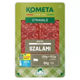 Kométa szeletelt ízletes szalámi 80 g