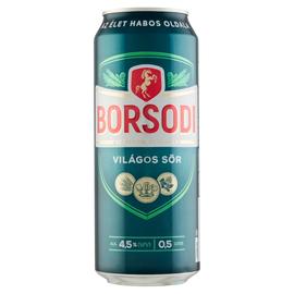 BORSODI SOR 0.5L DOBOZ 4,5% V/V,BORSODI SORGYAR
