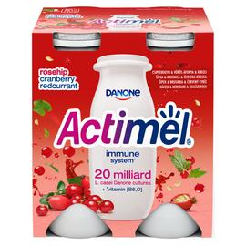 Danone Actimel zsírszegény, élőflórás, gránátalma-maca-áfonyaízű joghurtital 4 x 100 g (400 g)