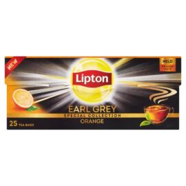 Lipton Earl Grey Orange bergamot és narancs ízesítésű fekete tea 25 filter