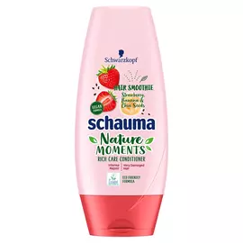 Schauma Nature Moments Haj Smoothie Regeneráló hajbalzsam eperrel, banánnal & chia maggal 200 ml