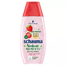 Schauma Nature Moments Haj Smoothie Regeneráló sampon eperrel, bannánal & chia maggal 250 ml