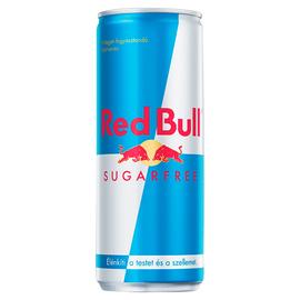Red Bull Sugarfree szénsavas, koffein és arginin tartalmú ital édesítőszerekkel 250 ml