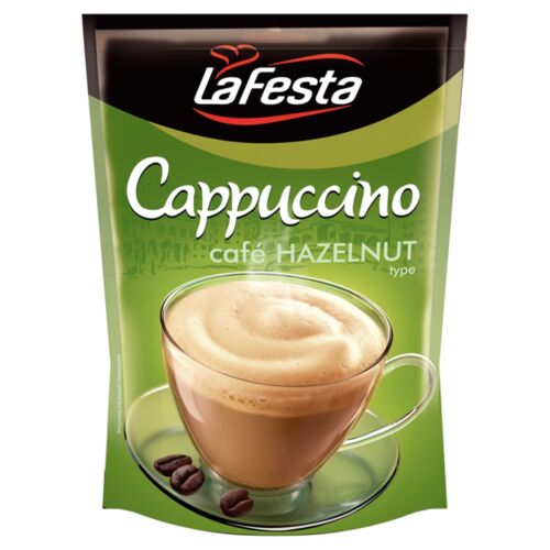 La Festa mogyoró ízű cappuccino instant kávéitalpor 100 g