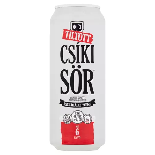 TILTOTT CSIKI SOR 0,5L DOBOZOS