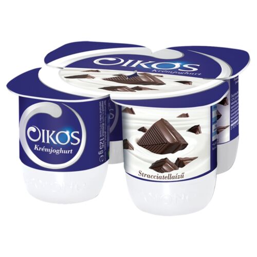 Danone Oikos Görög stracciatellaízű élőflórás krémjoghurt 4 x 125 g