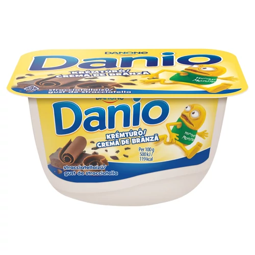 Danone Danio Stracciatella vaníliaízű krémtúró csokoládédarabokkal 130 g