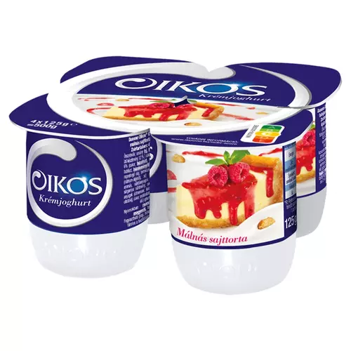 DANONE OIKOS 4*125G MALNAS SAJTTORTA