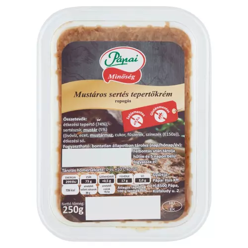 PAPAI TEPERTOKREM MUSTAROS 250GR