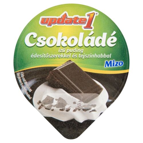 Mizo Update 1 csokoládé ízű puding édesítőszerekkel és tejszínhabbal 125 g