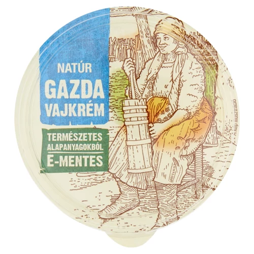 Gazda E-mentes natúr vajkrém 200 g