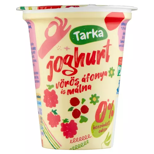 TARKA GYUMOLCS JOGH.0%VOROS AFONYA MALNA 150GR