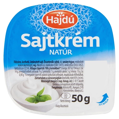 HAJDU SAJTKREM 50GR