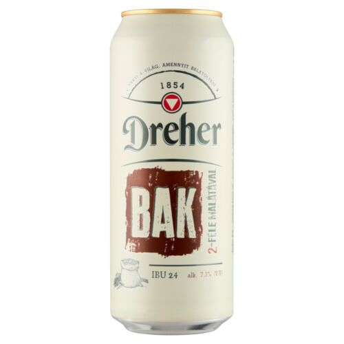 Dreher Bak minőségi barna sör 7,3% 0,5 l