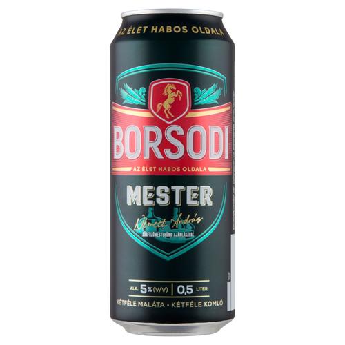 BORSODI MESTER 0,5L DOBOZOS SOR 5%