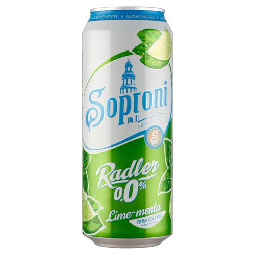 SOPRONI RADLER LIME-MENTA 0%