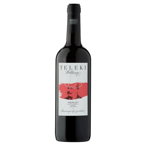 TELEKI VILL.MERLOT 0.75L SZARAZ VOROS,12.5%,CSANYI