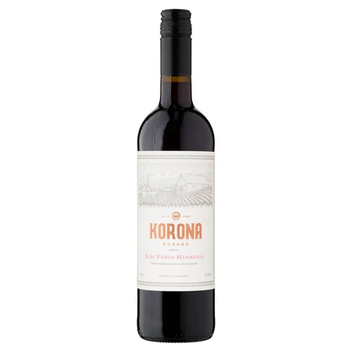 EGRI VOROS HARMONIA 0,75L KORONA+DRS