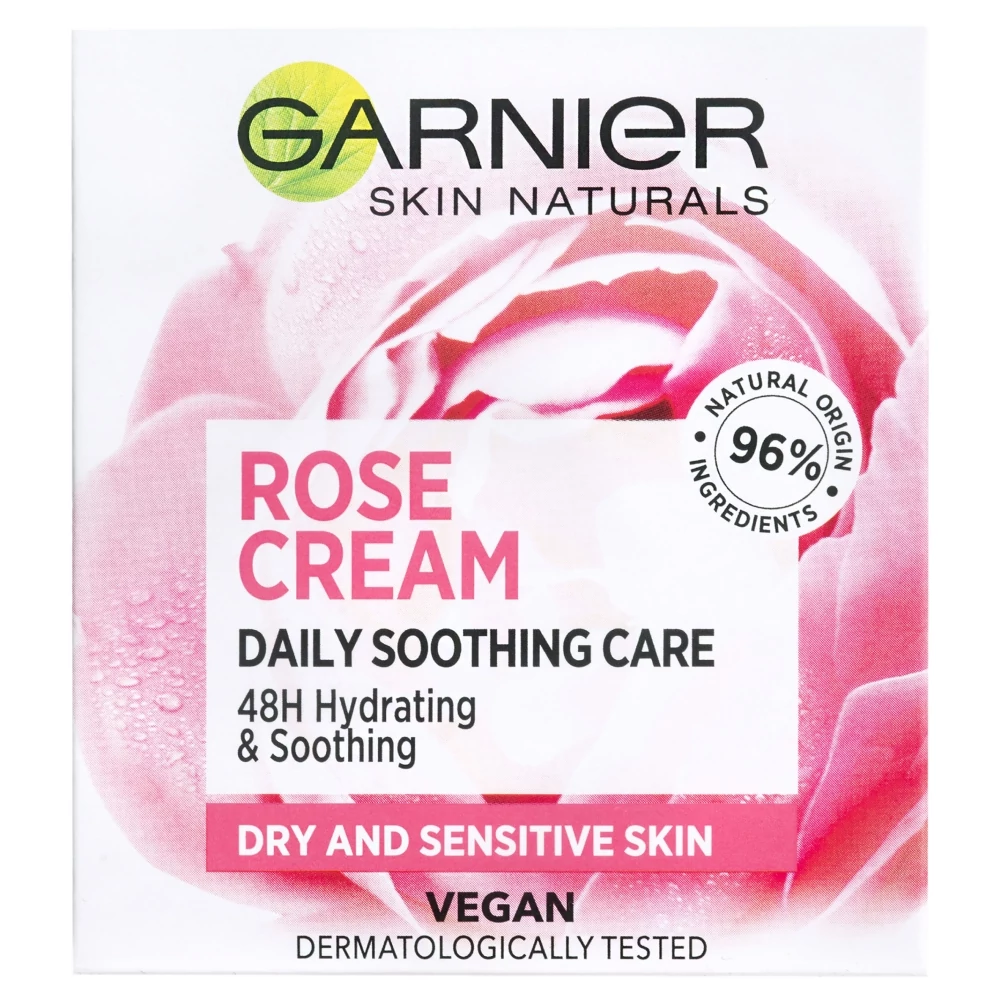 Garnier Skin Naturals Botanicals hidratáló arckrém rózsavízzel 50 ml