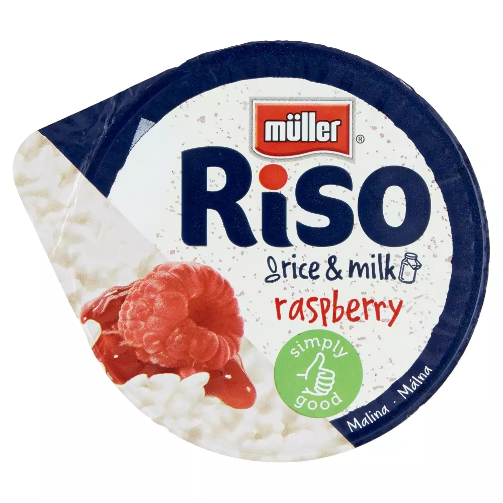 Müller Riso tejberizs desszert málna készítménnyel 200 g