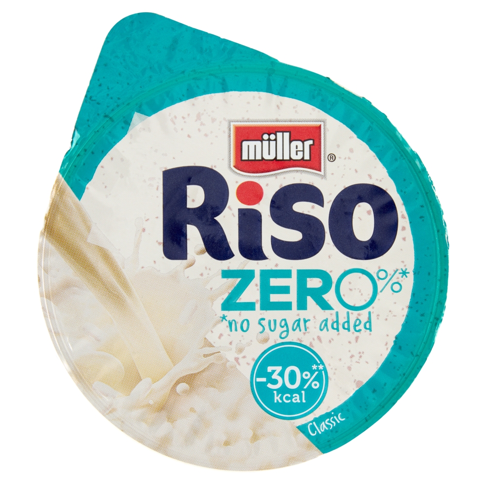 Müller Riso Zero Classic tejberizs desszert édesítőszerekkel 200 g