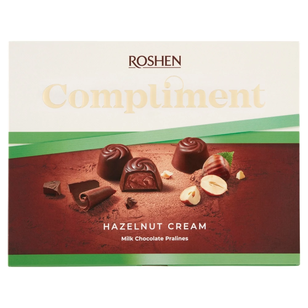 Roshen Compliment mogyorókrémes tejcsokoládé praliné 122 g