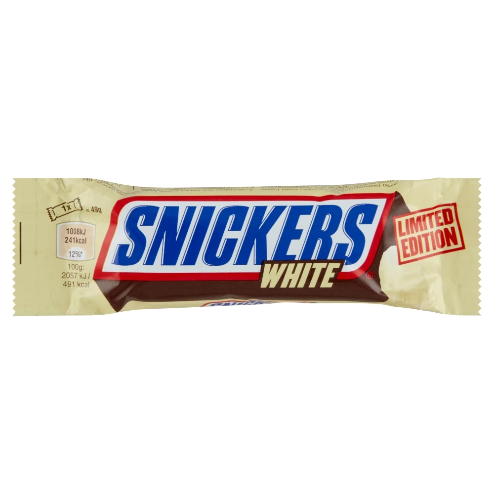 Snickers White fehércsokoládé 49 g