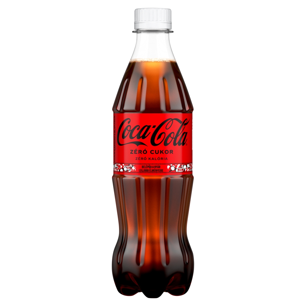 Coca-Cola Zero colaízű energiamentes szénsavas üdítőital édesítőszerekkel 500 ml