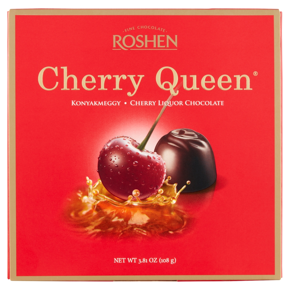 Roshen Cherry Queen konyakmeggy 108 g