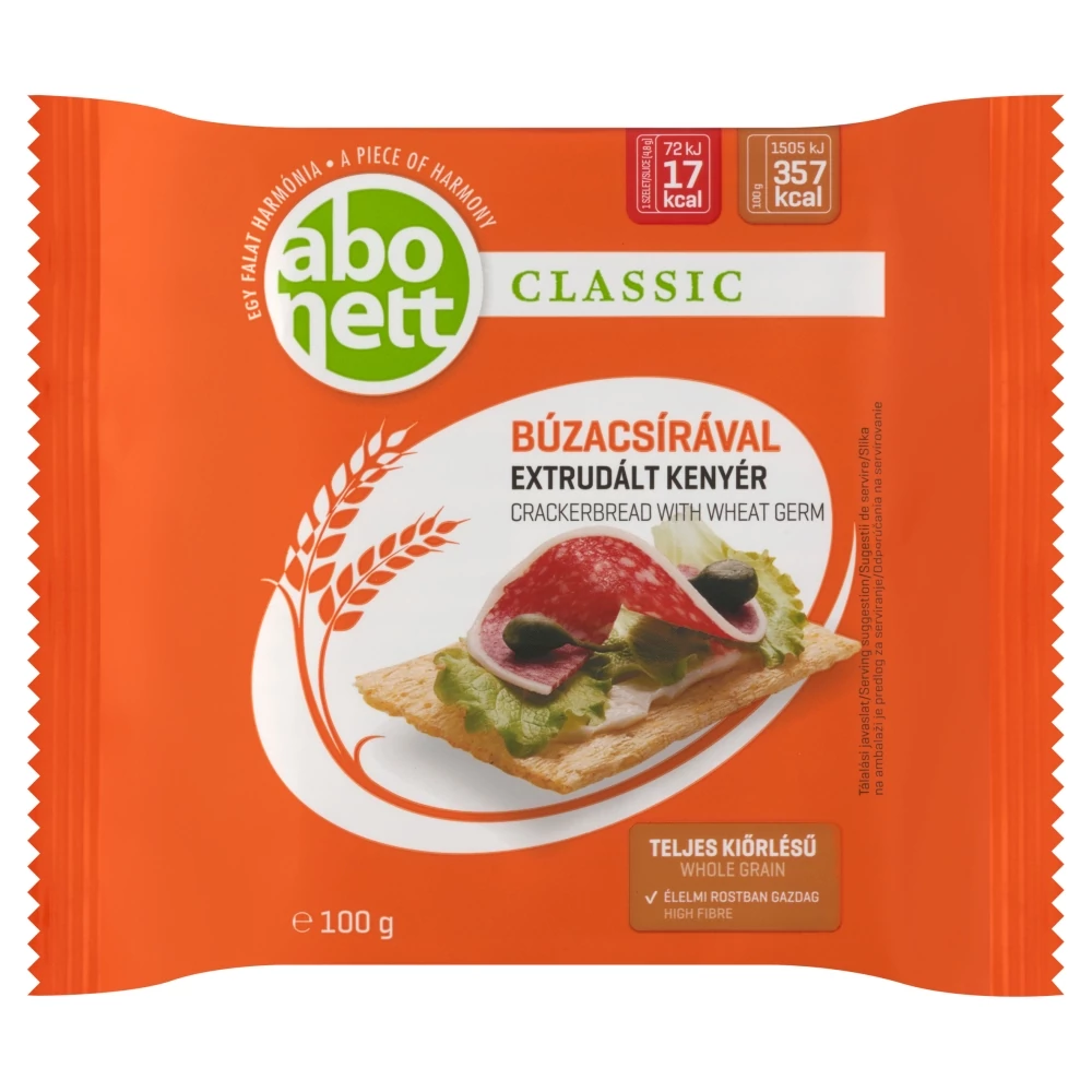 Abonett Classic extrudált kenyér búzacsírával 100 g