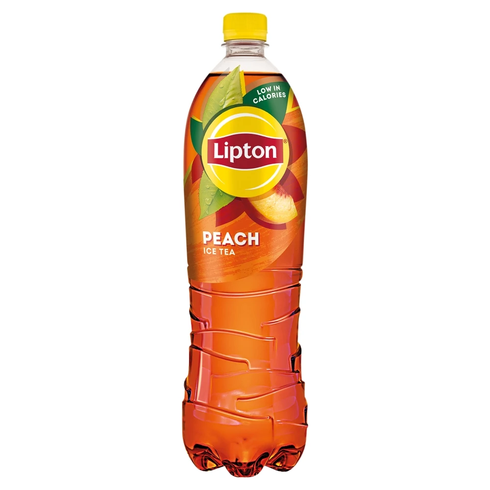 Lipton csökkentett energiatartalmú, őszibarack ízű szénsavmentes üdítőital  1,5 l