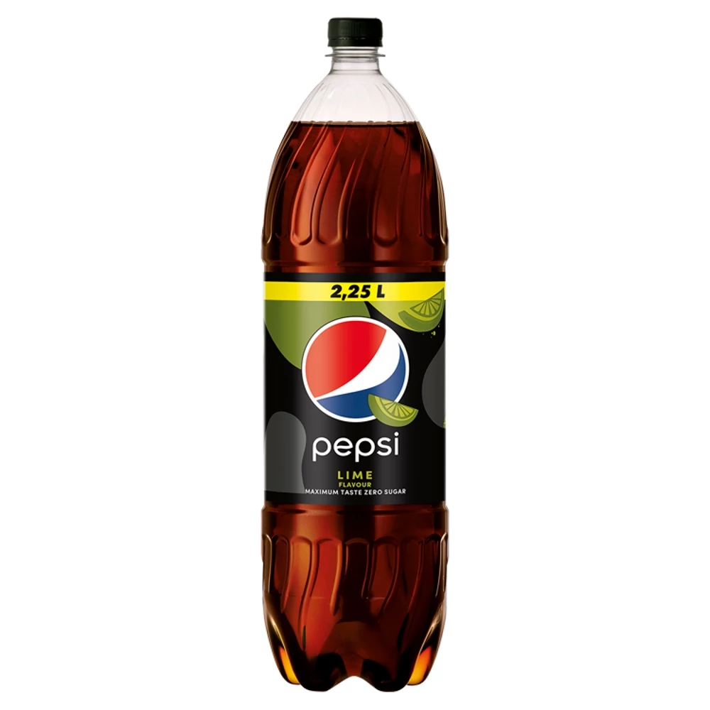 Pepsi Lime colaízű energiamentes szénsavas üdítőital édesítőszerekkel lime ízesítéssel 2,25 l