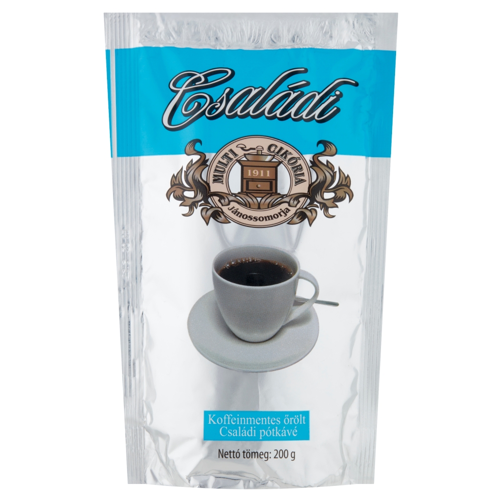 Koffeinmentes őrölt családi pótkávé 200 g