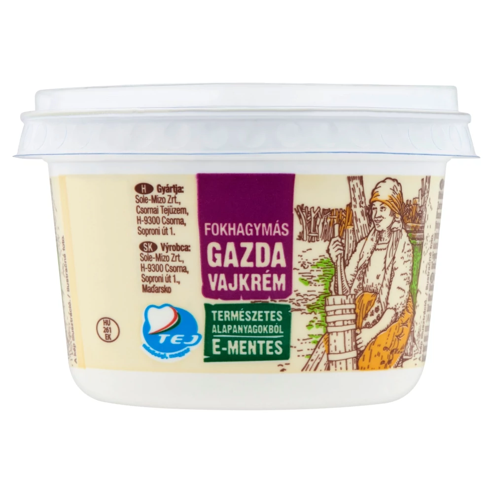 Gazda E-mentes fokhagymás vajkrém 200 g