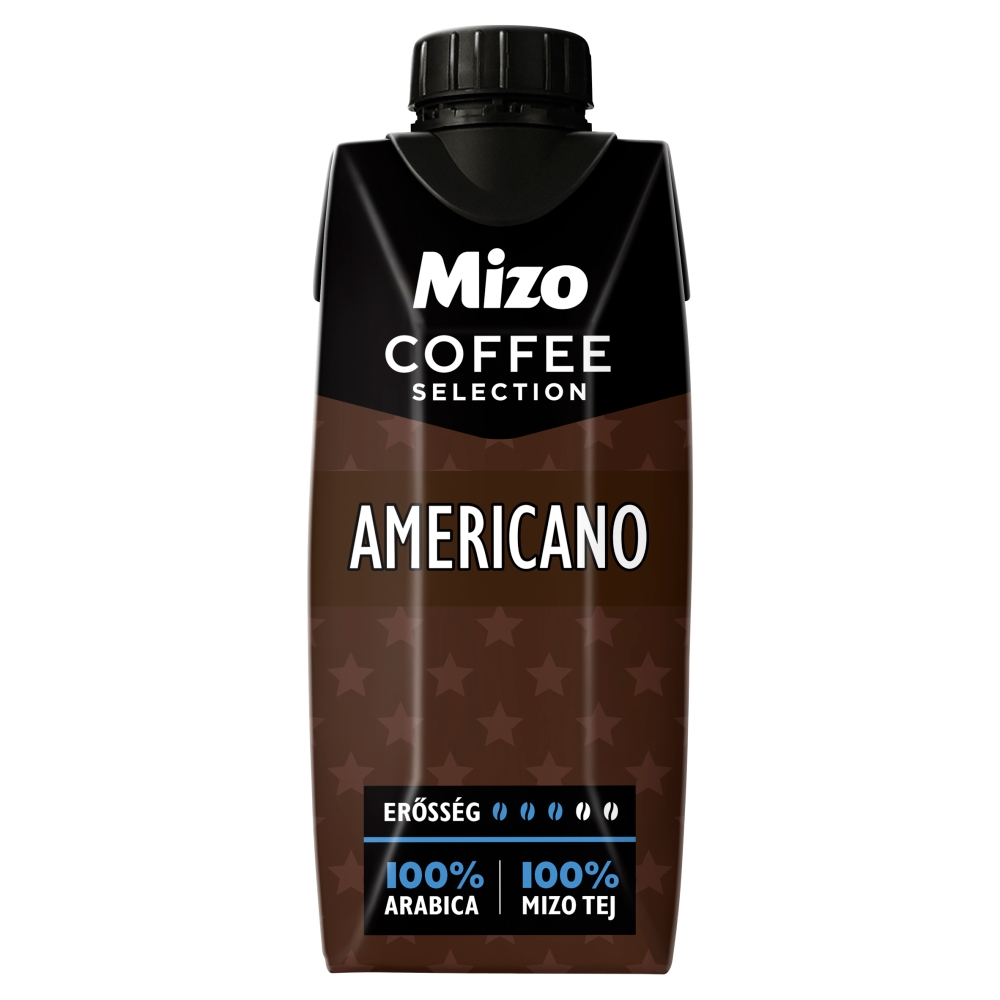Mizo Coffee Selection Americano UHT zsírszegény kávés tej 330 ml