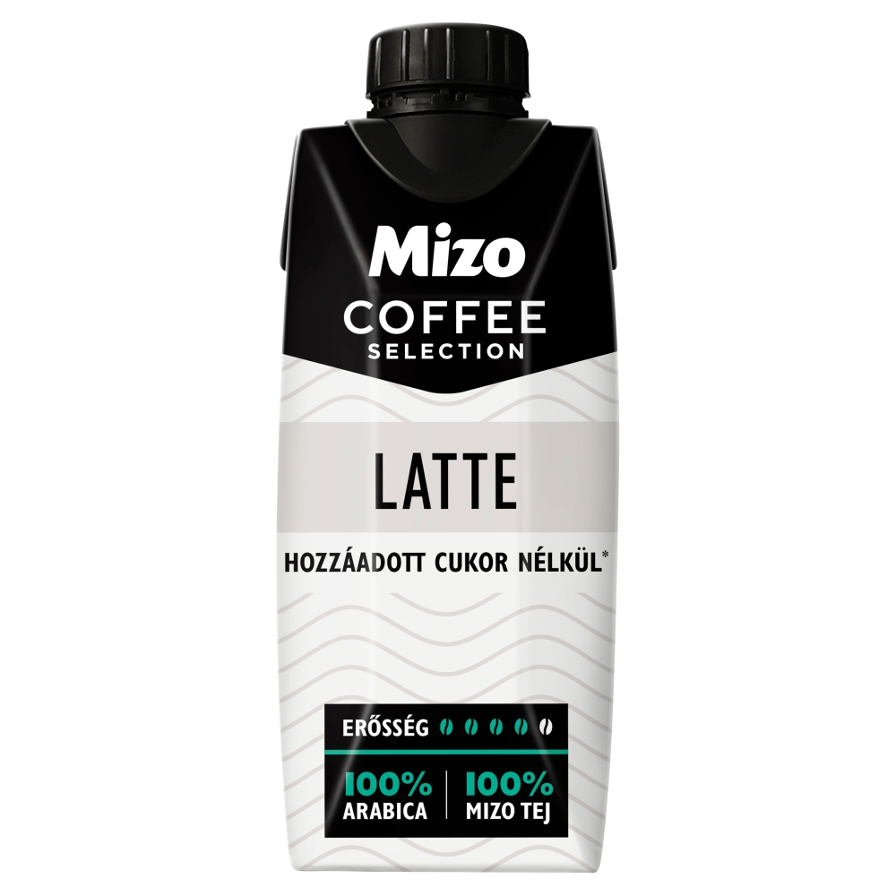 Mizo Coffee Selection UHT zsírszegény kávés tej édesítőszerekkel 330 ml