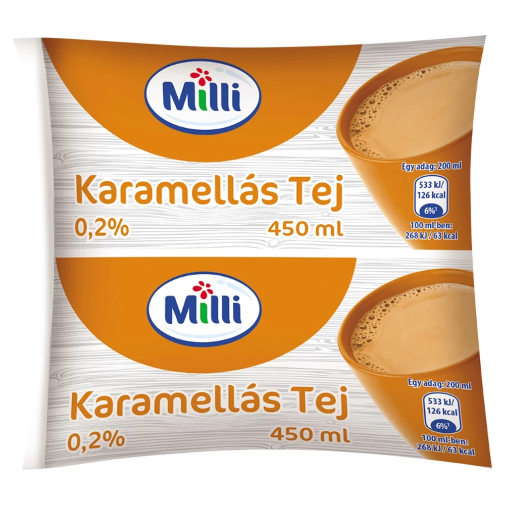 Milli Oké! UHT karamellás tej 450 ml