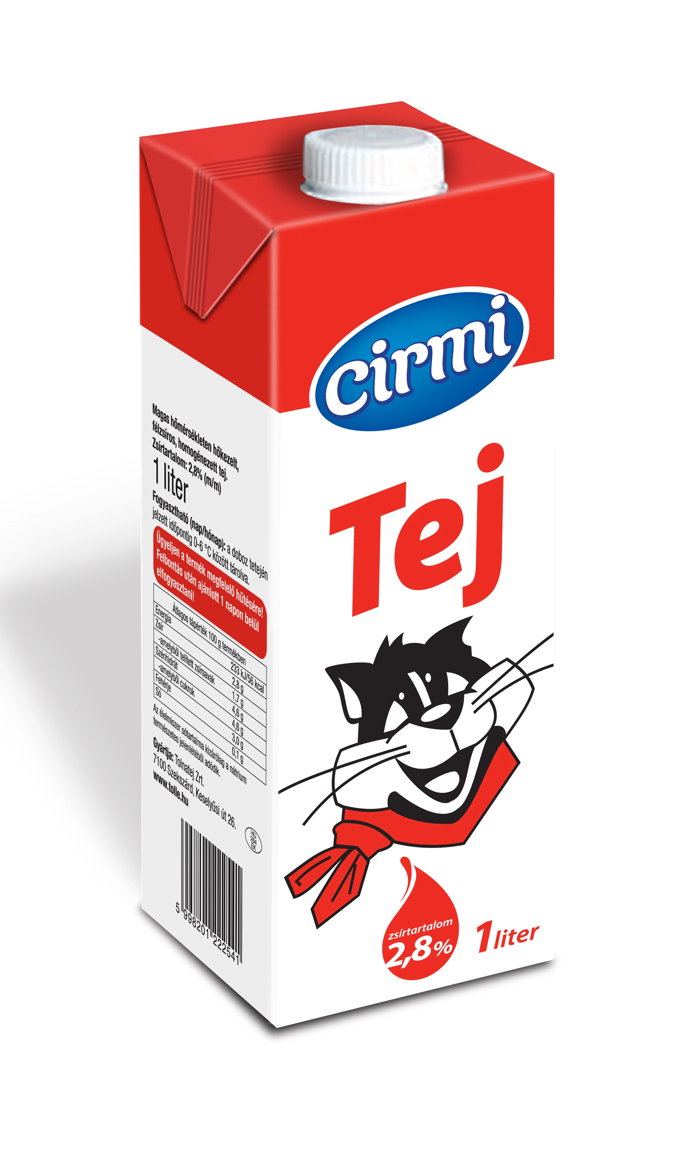 CIRMI FRISS TEJ 1L 2,8% DOBOZOS