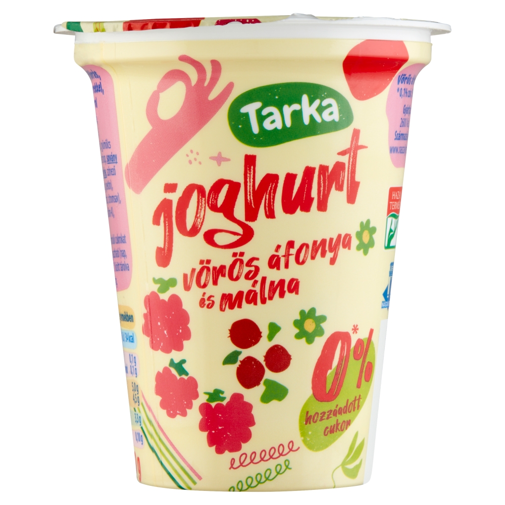 Tarka vörös áfonya és málna élőflórás sovány joghurt 150 g