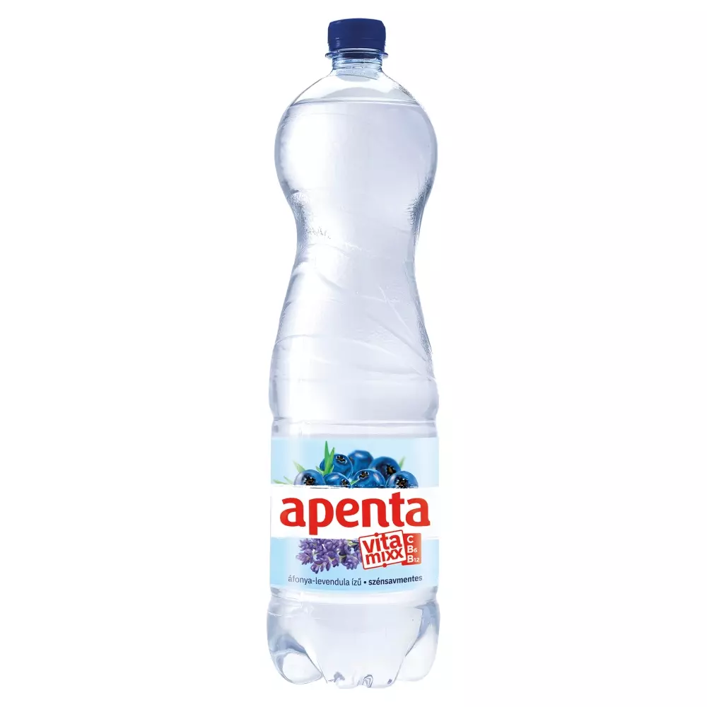 Apenta Vitamixx áfonya-levendula ízű szénsavmentes üdítőital természetes ásványvízzel 1,5 l