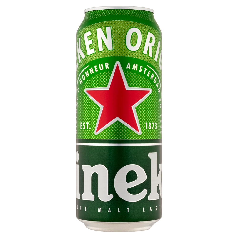 Heineken minőségi világos sör 5% 0,5 l doboz